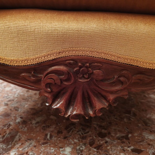 Handmade sofa set 5 pieces like new, classic 1970
