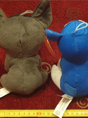 Two plush dogs new