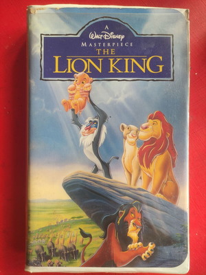 The Lion King VHS used, English