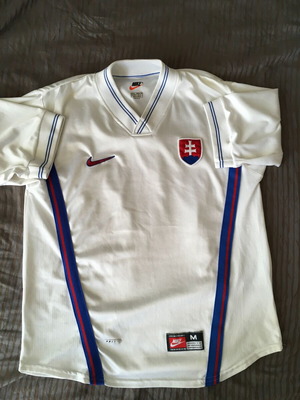 Slovakia Away Nike Retro Football Shirt 1998-2000 Used Size M