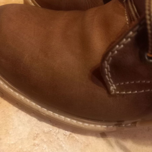 Leather boots Adam's Shoes used, brown, size 37