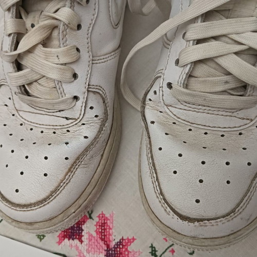Nike Air Force 1 Jewel white used, size 40