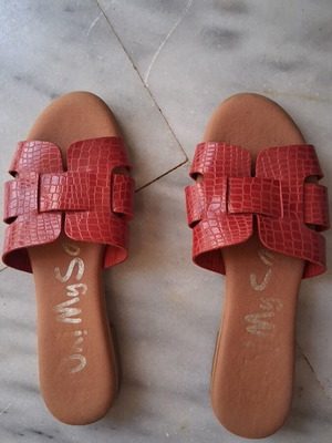Oh My Sandals red sandals like new, size 39