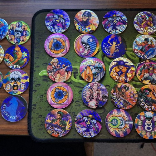 Collectible caps used from Power, Super Tasty Tops, Mega Tasty Tops and Tasty Tops
