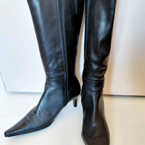 Wonders leather black boots new, size 40