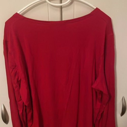 Women's blouse red like new, size XL