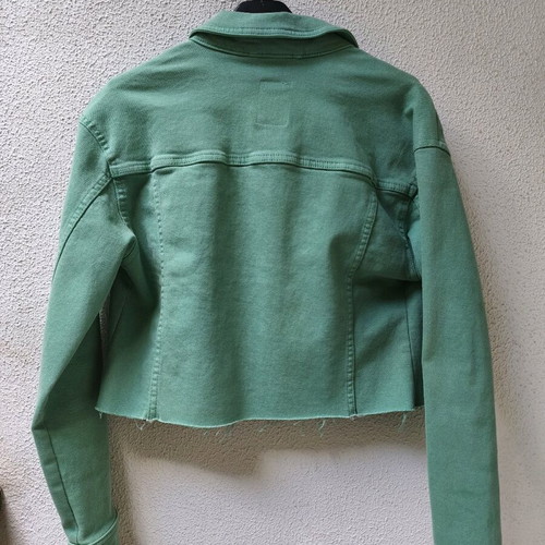 Crop jacket Only green like new