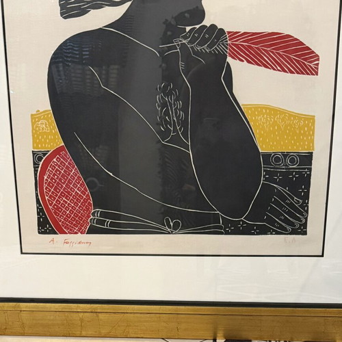 Alekos Fasianos silkscreen print