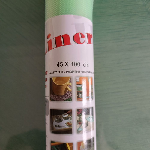 Non-slip plastic surface 45x100cm new, light green