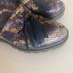 Pargiana leather shoes like new, size 39, purple