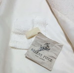 Luxury Cashmere Mink λευκό παλτό σαν καινούργιο
