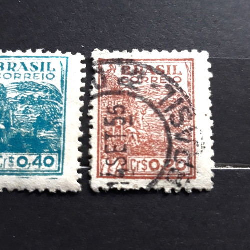 Brazil 1942 agriculture stamps new, set of 2