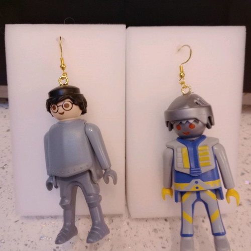Playmobil Earrings The Astronauts!!