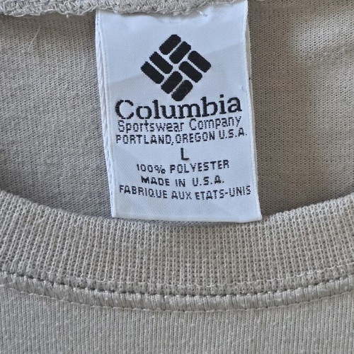 Columbia beige T-shirt size L