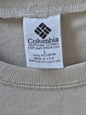 Columbia beige T-shirt size L