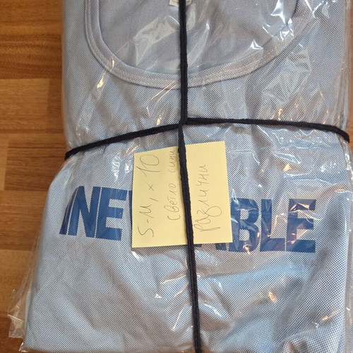 Men's blue T-shirts size S pack of 10 new
