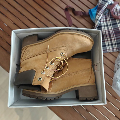 Timberland Kinsley ankle boots size 39, orange