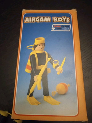 Φιγούρες Airgam Boys μεταχειρισμένες, σετ 2 τεμαχίων με κουτί