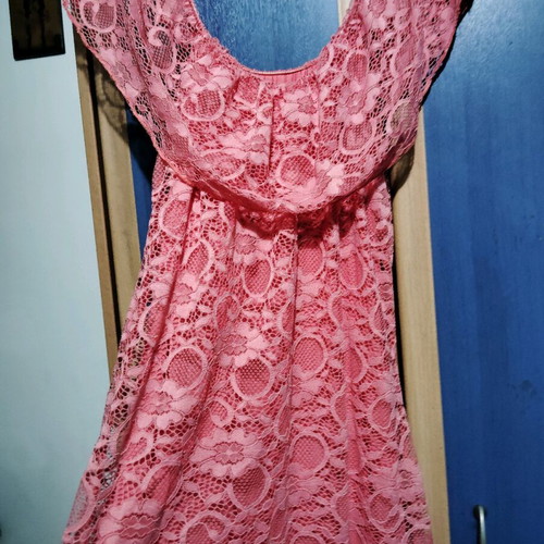 Formal romantic long dress with lace like new