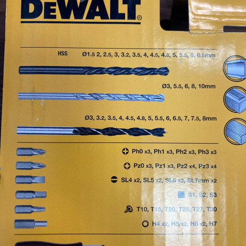 Dewalt bit and drill set new