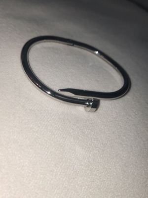 Cartier ασημί βραχιόλι καρφί καινούργιο