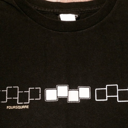 FOURSQUARE ΜΑΥΡΟ T SHIRT UNISEX