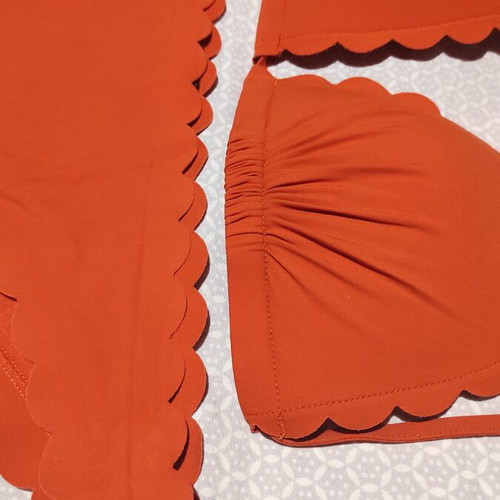 Bikini H&M size 36 small like new, dark orange