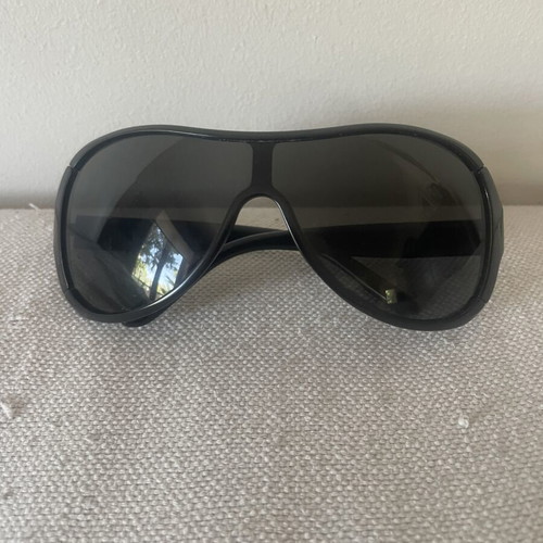 Yves Saint Laurent Vintage Y2K Black WrapShield Sunglasses used