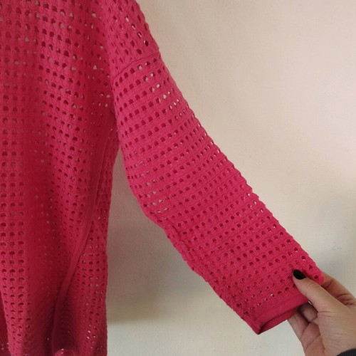 Coral pullover used S.Oliver, 3/4 sleeve, size XL