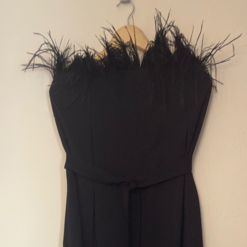 Ολόσωμη φόρμα BSB καινούργια, strapless με πούπουλα, μέγεθος 44