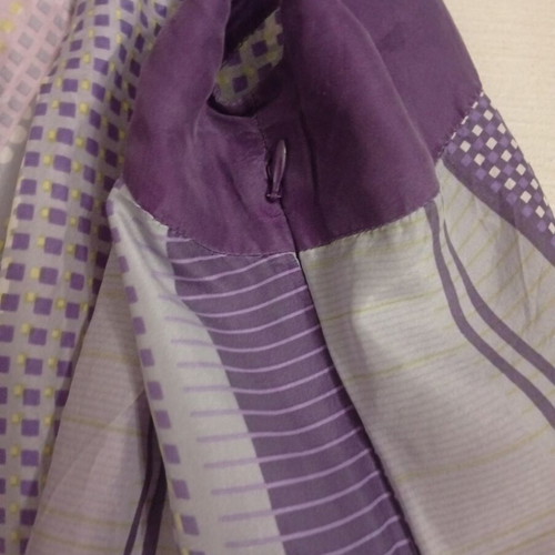 Vintage Silk Dress S'NOB used, purple, size M