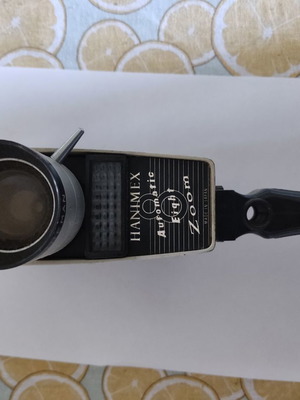 Hanimex handheld camera used, circa 1965