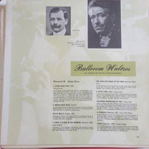 Box set of 10 used vinyl records with classic 1960s songs
