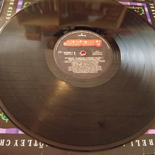 Stairway to Heaven / Highway to Hell rock LP collection 1989