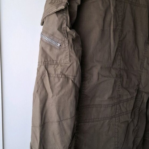Biston men's jacket used, slightly waterproof, size L, dark khaki