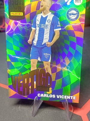 Panini Megacracks La Liga 2025/26 Carlos Vicente Vértigo Power card like new