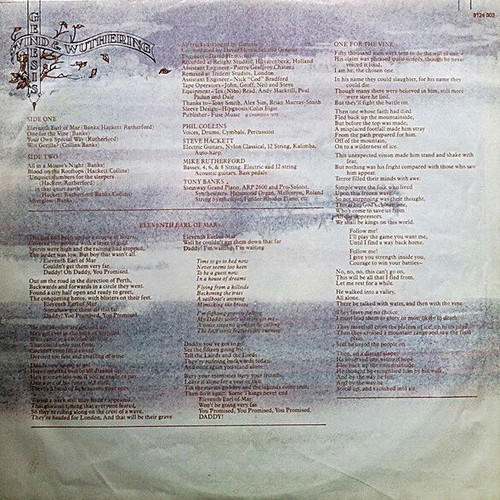 Genesis Wind & Wuthering vinyl record used, rock