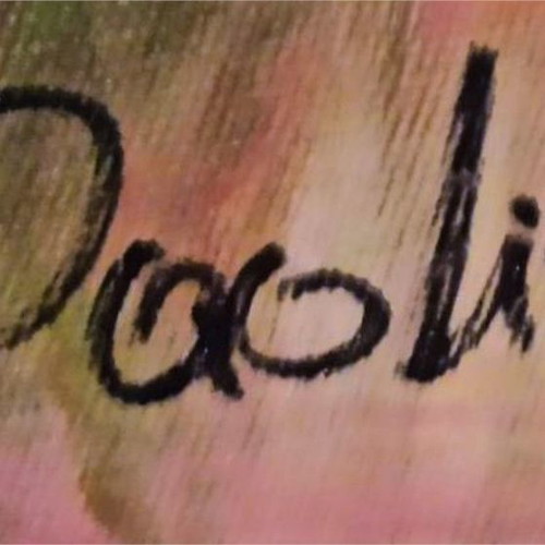 Paolini (Stin Exohi) painting like new with frame