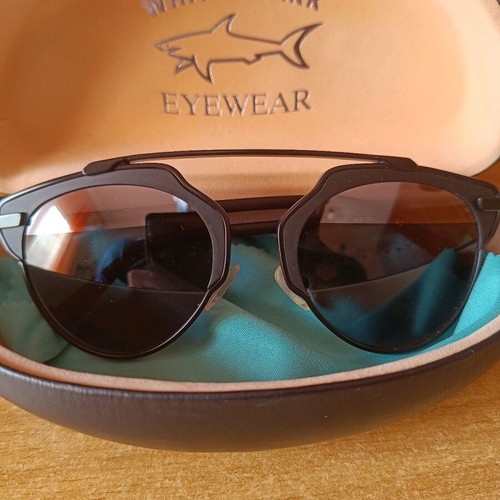 Whiteshark sunglasses black in excellent condition with special mirror