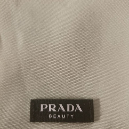 Prada Beauty accessory set new, turquoise fabric pouch with mirror