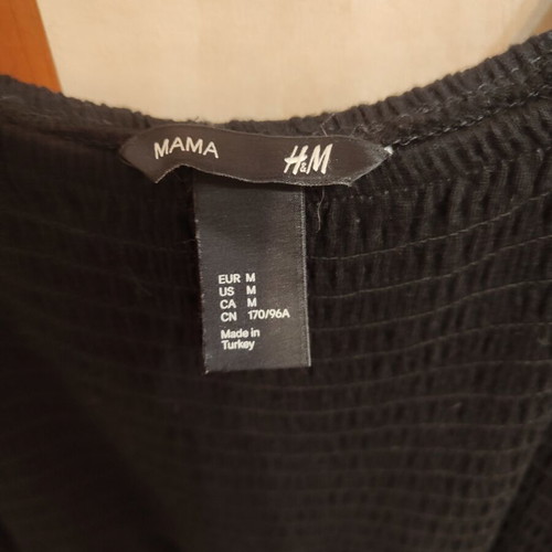 H&M women's summer blouse black size S used