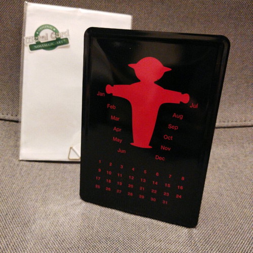Metal card postal new
