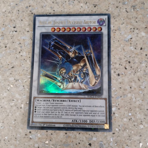 Yu-Gi-Oh Ally of Justice Decisive Armor new