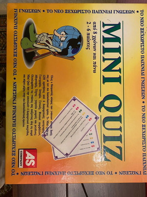 Mini Quiz board game of knowledge new