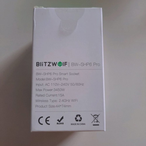 WiFi outdoor socket BlitzWolf BW-SHP6 Pro new