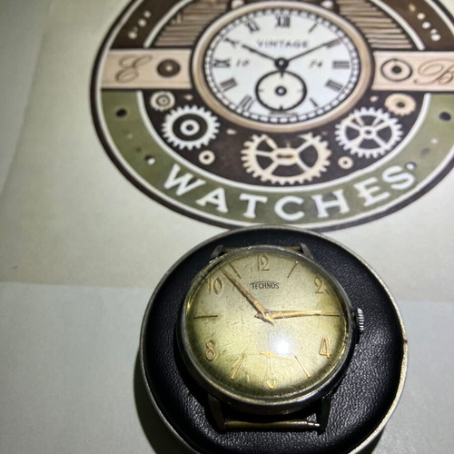 Unitas 6310N mechanism used for parts, Technos dial