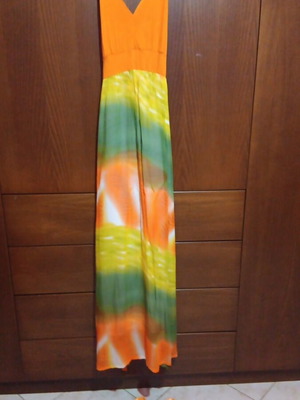 Dress and shoes set like new, colorful, size 3 dress and size 38 shoes with strass