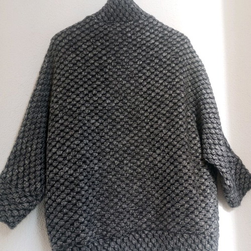 Enzzo wool bolero jacket grey size S like new