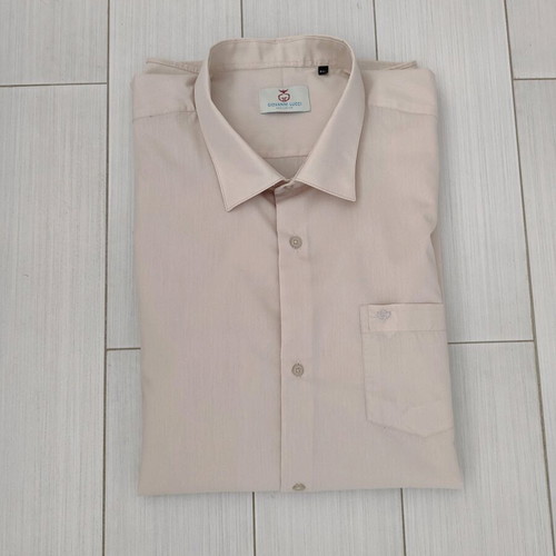 Vintage Giovanni Lucci men's shirt 6XL like new, beige