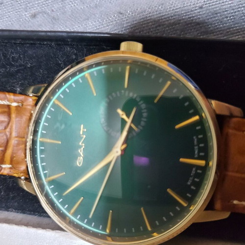 Gant watch used brown and green